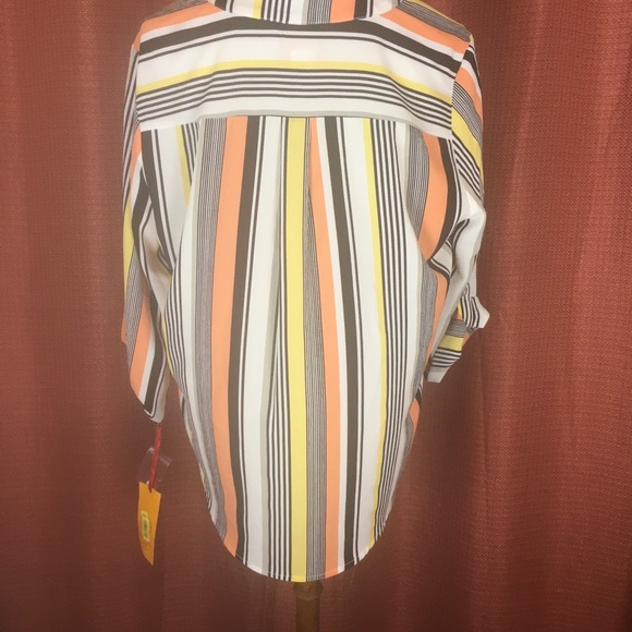 NWT Ruby Rd. Striped Top PL FREE SHIP - Picture 3 of 4